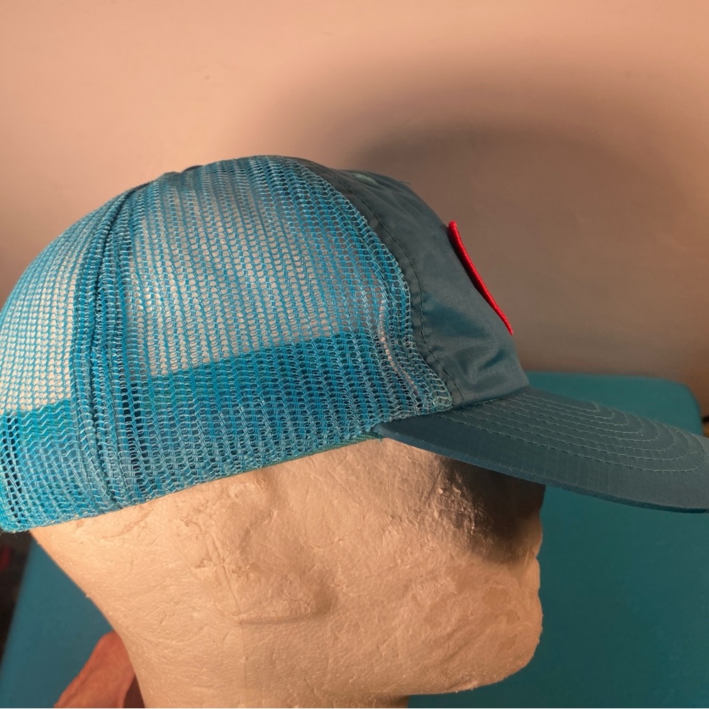 Seager Blue Mesh SnapBack Men's Hat - Picture 5 of 9